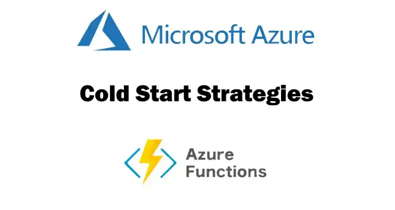 Cold start strategies, logo Azure Functions